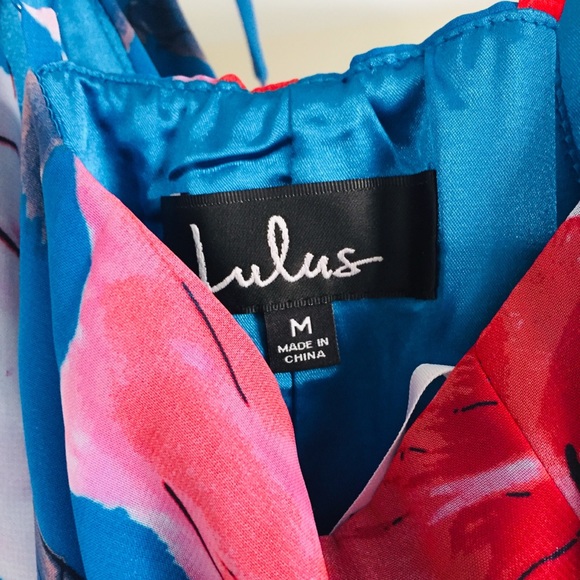 Lulu's Always There For Me Floral Print Wrap Maxi Dress Fairycore Feminine - Picture 13 of 16